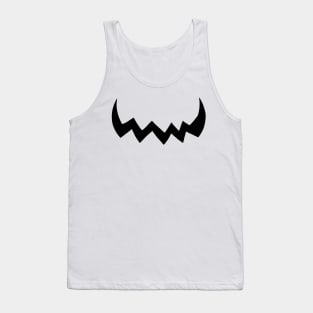 scary teeth face mask Tank Top